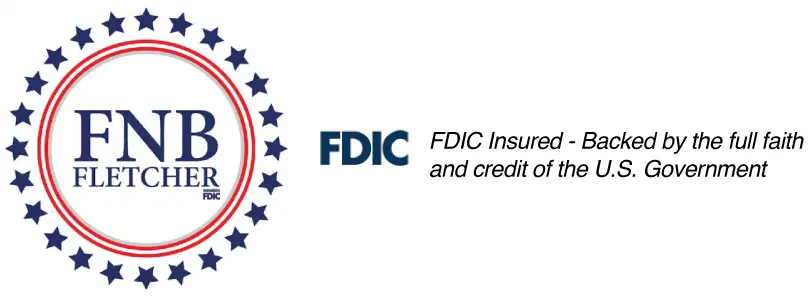 FND Fletcher logo with stars